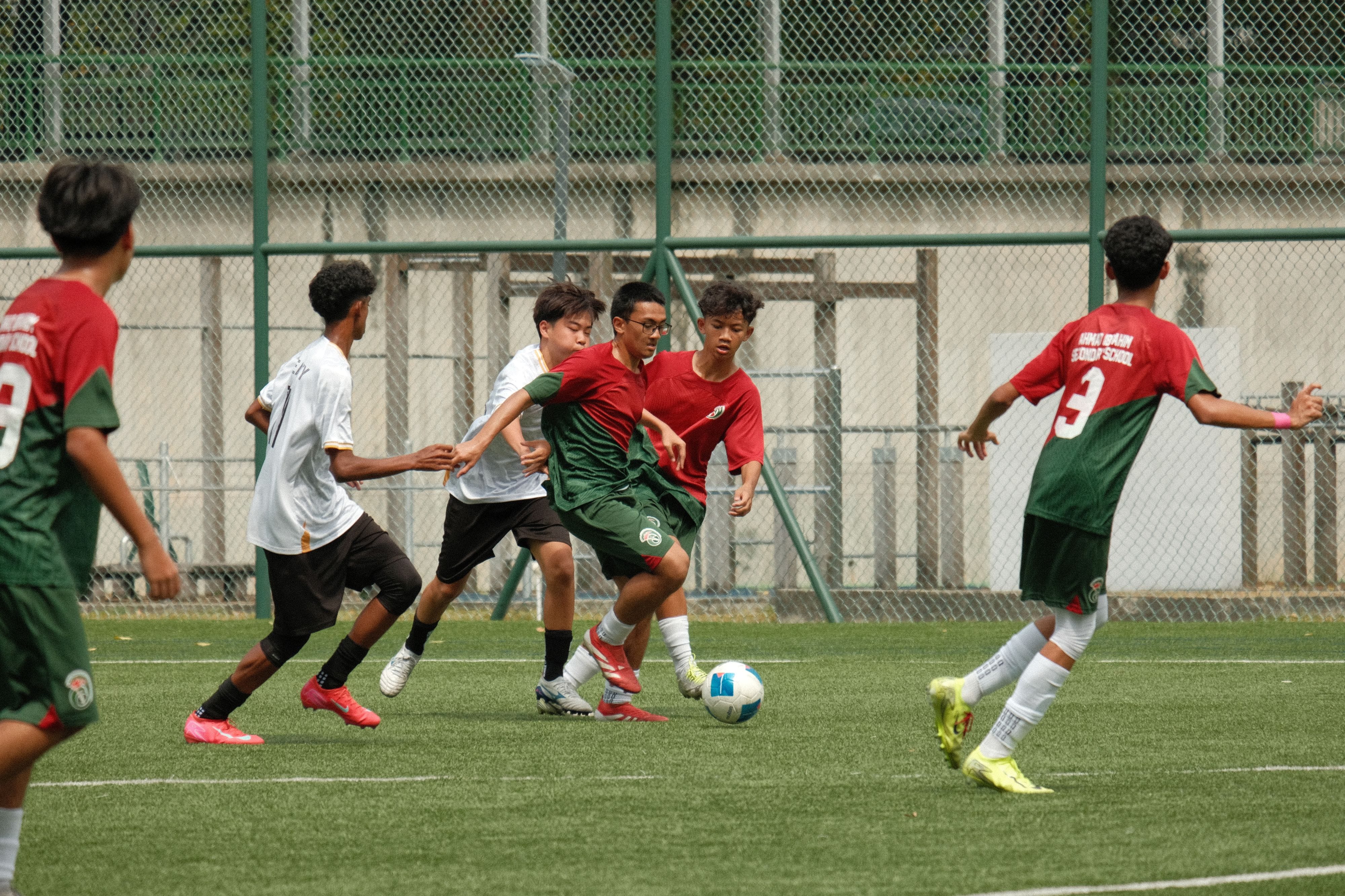 Photo of ahmad ibrahim football team in a match